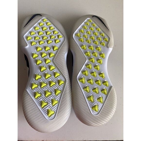 Nike Alpha Menace Turf Low Football Cleats BV3997-100 White Blue Men’s Sz 14.5 - Picture 10 of 12